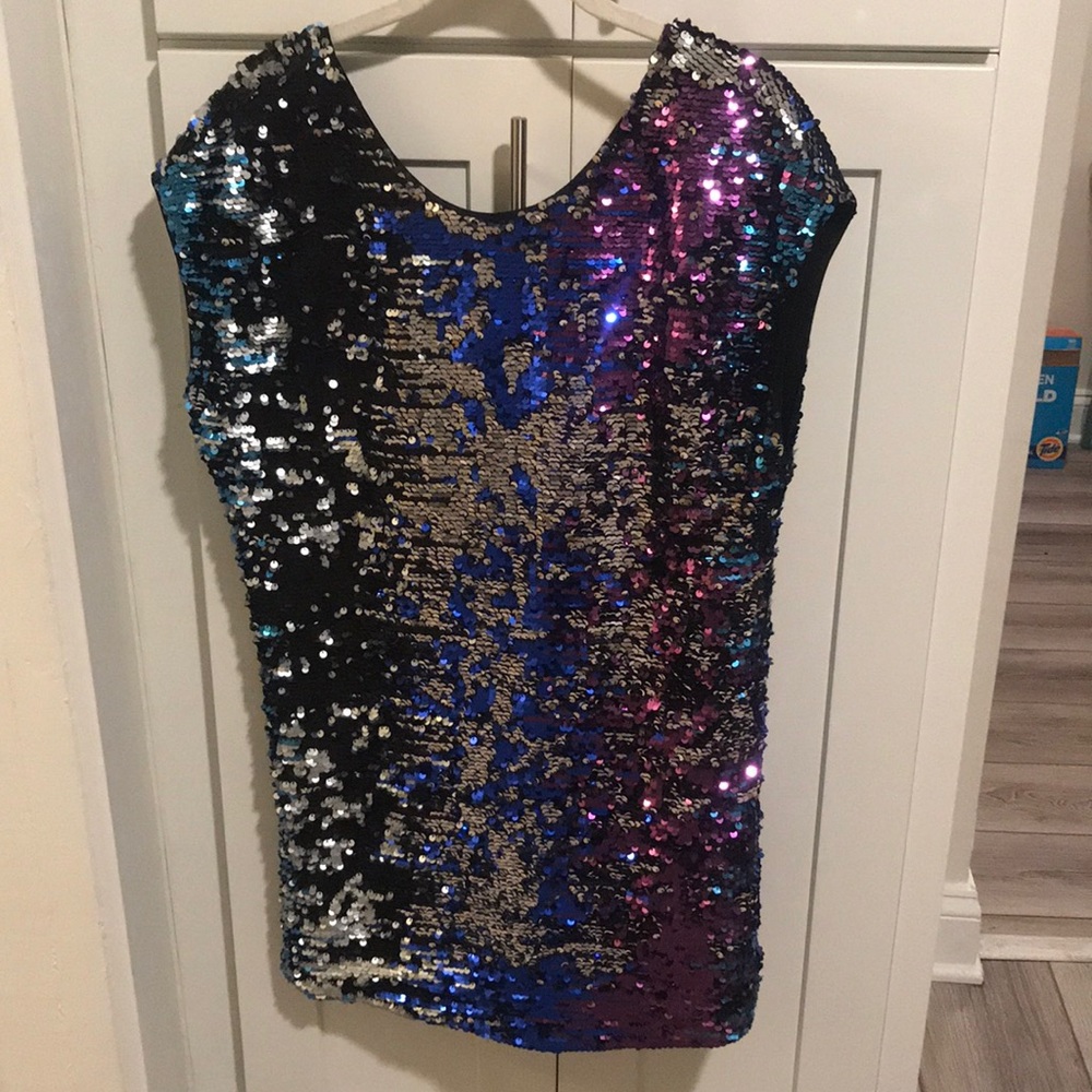 Sequin Dress Worn 3 Ways in Size Small